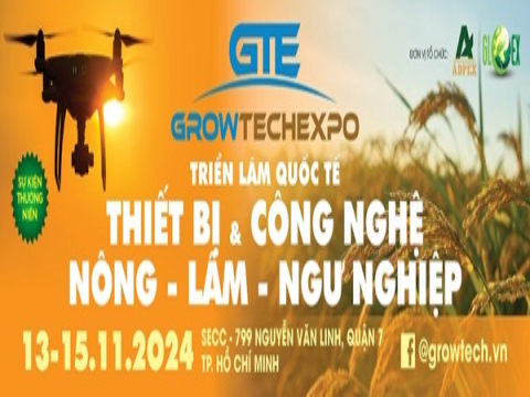 Sắp diễn ra Triển lãm Quốc tế sản phẩm, máy móc, thiết bị nông nghiệp Việt Nam - Growtech Vietnam 2024