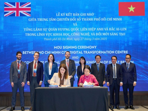 Anh hợp tác với TPHCM về khoa học công nghệ, đổi mới sáng tạo