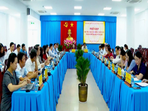 Thường trực Hội đồng nhân dân thành phố Cần Thơ họp phiên họp Thường kỳ tháng 8