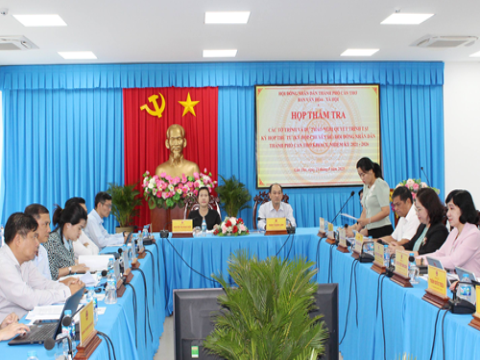 Ban Văn hóa - Xã hội thẩm tra dự thảo nghị quyết trình tại Kỳ họp thứ Tư (kỳ họp chuyên đề) HĐND thành phố