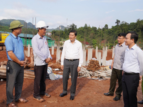 Đẩy nhanh tiến độ xây dựng trường nội trú ở vùng biên giới Quảng Trị