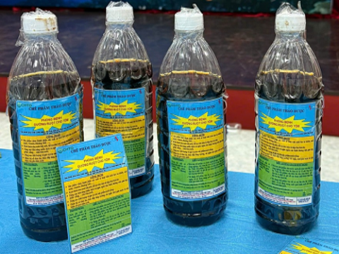 Chế phẩm thảo dược - kích thích bắt mồi và phòng bệnh cho tôm