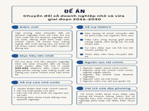 500.000 doanh nghiệp nhỏ và vừa sẽ được hỗ trợ chuyển đổi số đến năm 2030