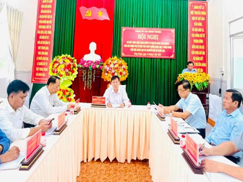 Đông Thuận sơ kết thực hiện Nghị quyết số 57-NQ/TW, thúc đẩy chuyển đổi số và đổi mới sáng tạo