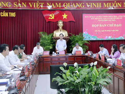 Cần Thơ tăng tốc thực hiện Nghị quyết 57-NQ/TW, không để nhiệm vụ chậm tiến độ