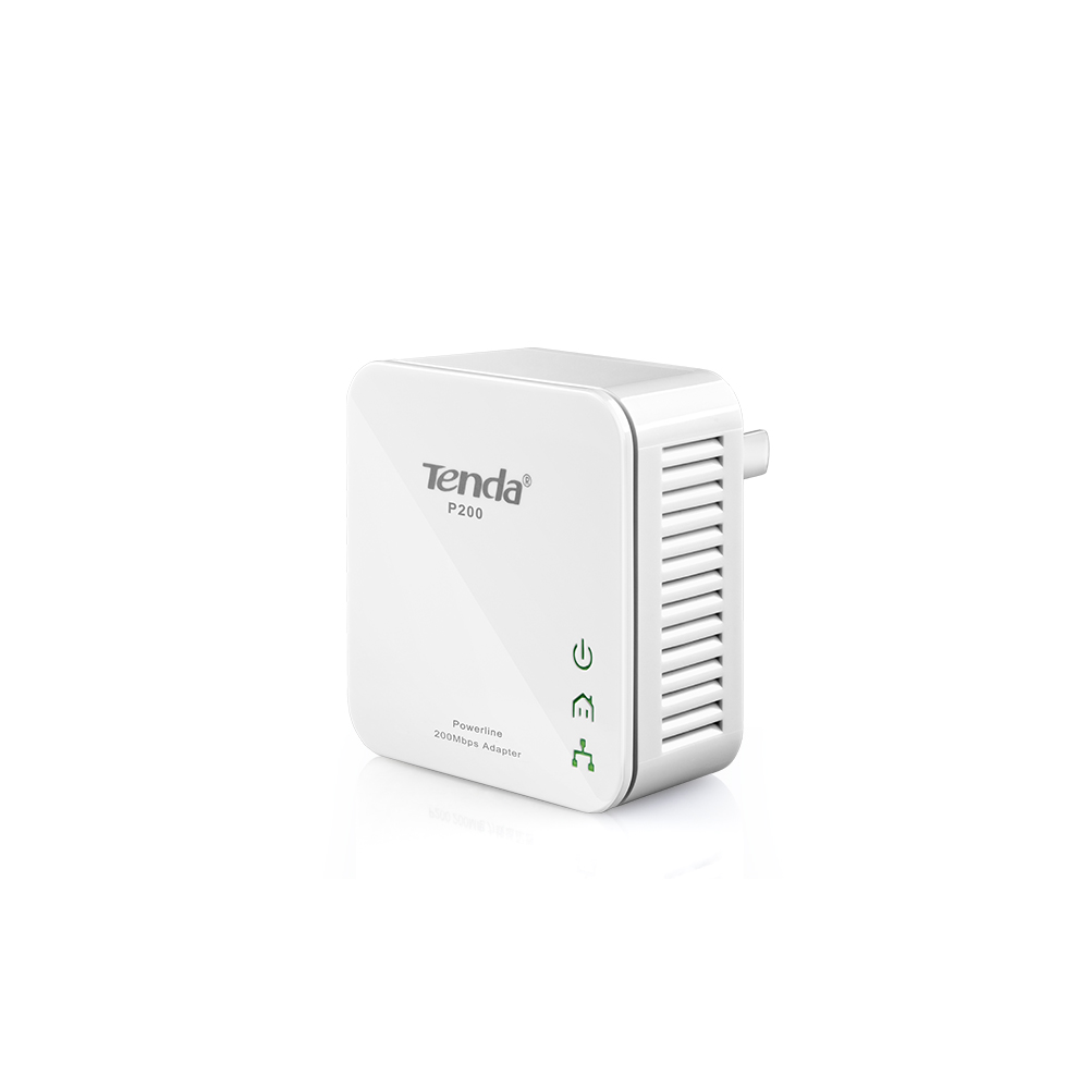 Powerline Adapter Tenda P200 (Bộ chuyển t&iacute;n hiệu mạng v&agrave;o điện lưới)