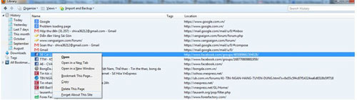 Tăng tốc cho tr&igrave;nh duyệt Firefox