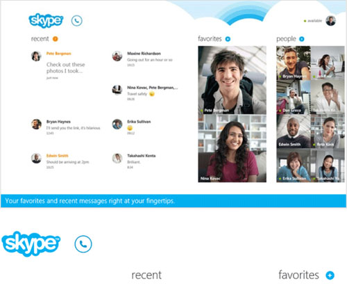 Phần mềm Skype 10 phần mềm hay cho Windows 8