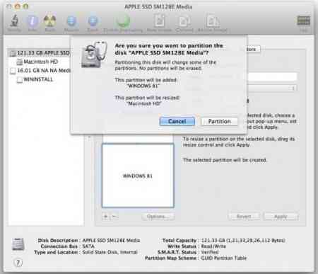 Description: Hướng dẫn cài đặt Windows 8.1 trên Mac