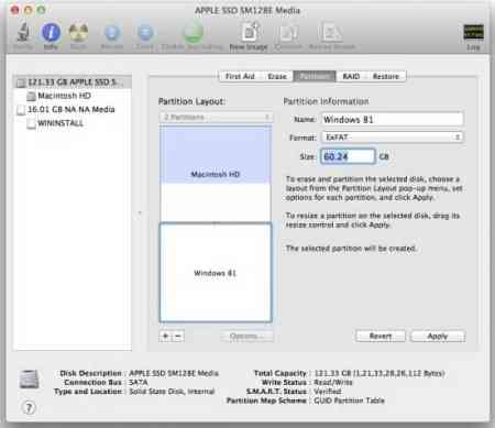 Description: Hướng dẫn cài đặt Windows 8.1 trên Mac