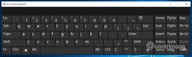 Description: Bàn phím ảo trên Windows 10