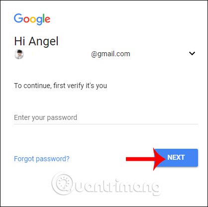 Đăng nhập tài khoản Gmail